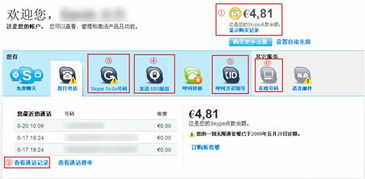skype怎样查余额,Skype余额查询指南